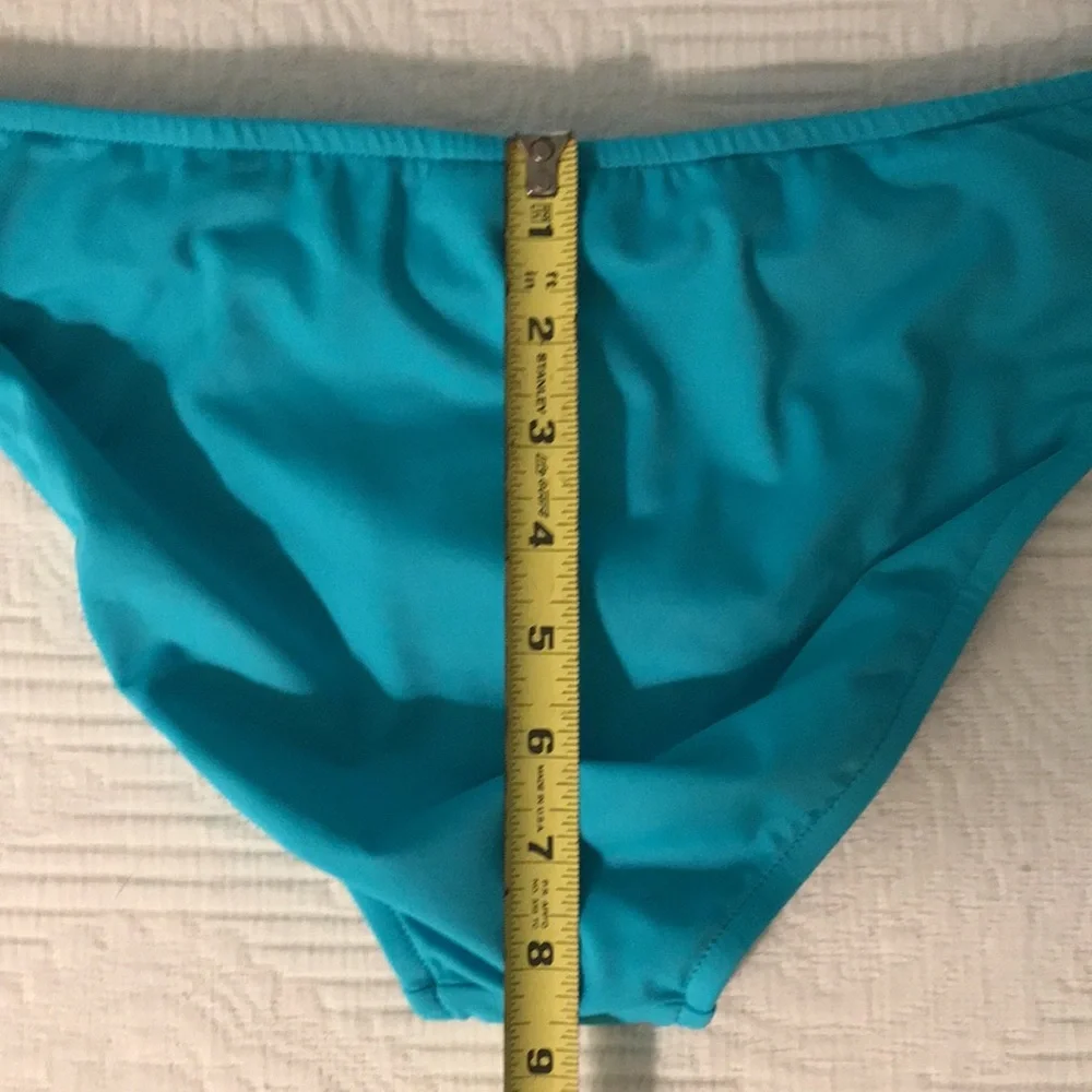 Venus Turquoise Blue Halter Bikini Set Two Piece Swimsuit Bottoms 14 Top 36 DDD